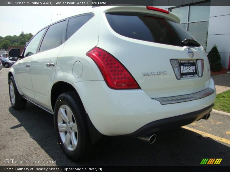 Glacier Pearl White / Cafe Latte 2007 Nissan Murano S AWD