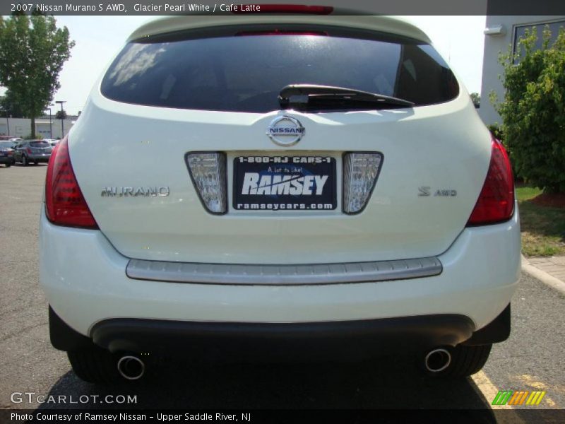 Glacier Pearl White / Cafe Latte 2007 Nissan Murano S AWD