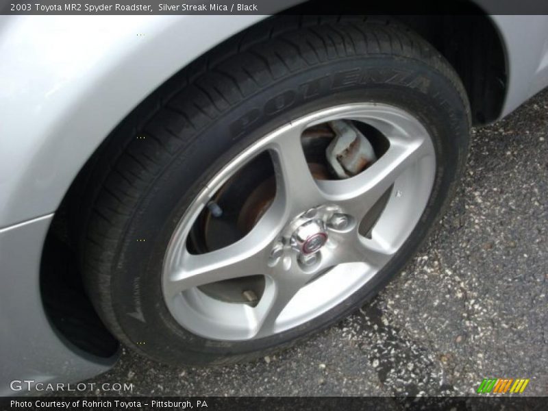 Silver Streak Mica / Black 2003 Toyota MR2 Spyder Roadster