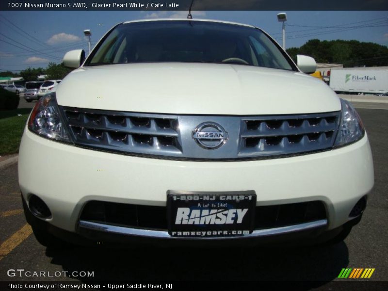 Glacier Pearl White / Cafe Latte 2007 Nissan Murano S AWD