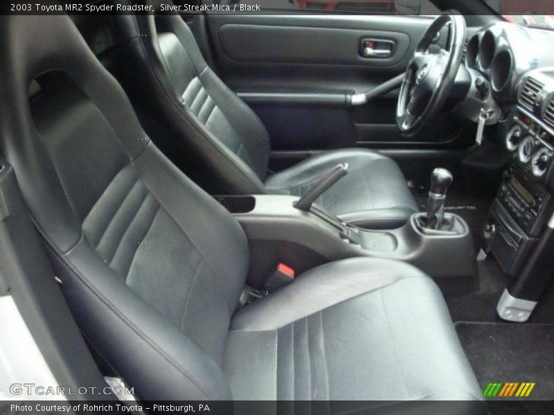 Silver Streak Mica / Black 2003 Toyota MR2 Spyder Roadster