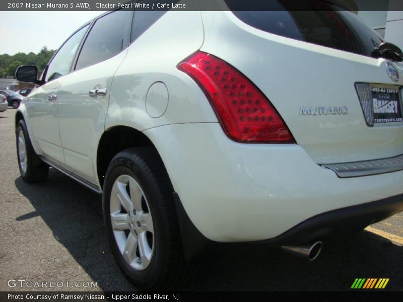 Glacier Pearl White / Cafe Latte 2007 Nissan Murano S AWD