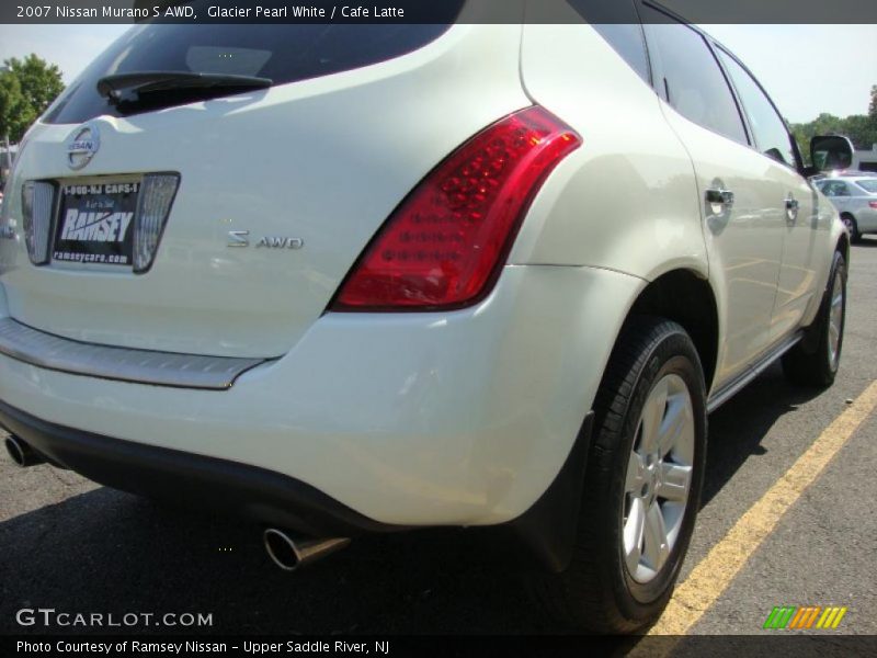 Glacier Pearl White / Cafe Latte 2007 Nissan Murano S AWD