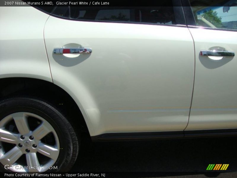 Glacier Pearl White / Cafe Latte 2007 Nissan Murano S AWD