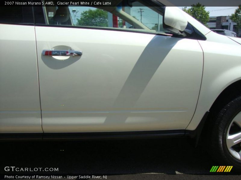 Glacier Pearl White / Cafe Latte 2007 Nissan Murano S AWD