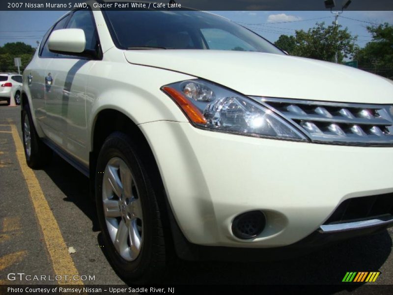 Glacier Pearl White / Cafe Latte 2007 Nissan Murano S AWD