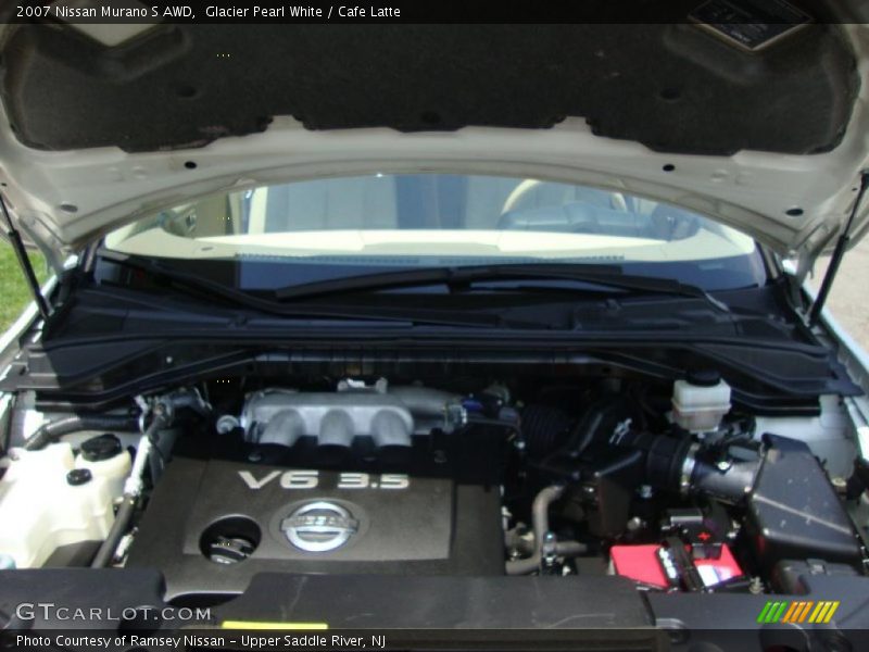 Glacier Pearl White / Cafe Latte 2007 Nissan Murano S AWD