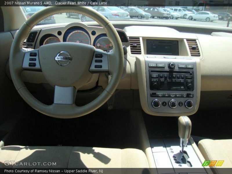 Glacier Pearl White / Cafe Latte 2007 Nissan Murano S AWD