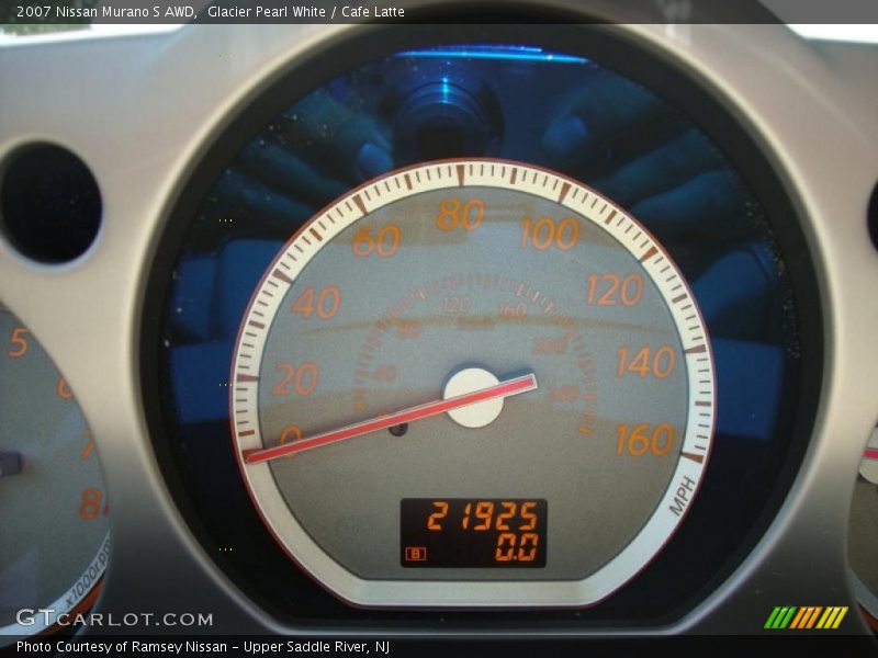 Glacier Pearl White / Cafe Latte 2007 Nissan Murano S AWD