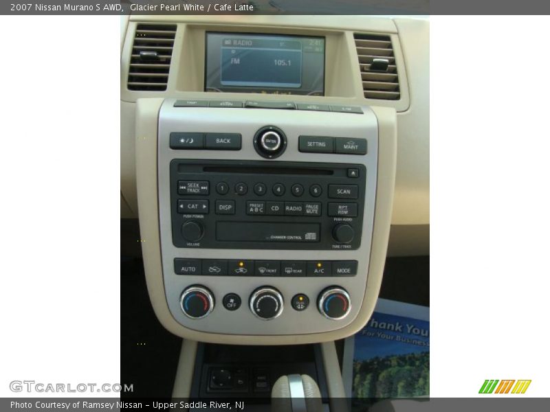 Glacier Pearl White / Cafe Latte 2007 Nissan Murano S AWD