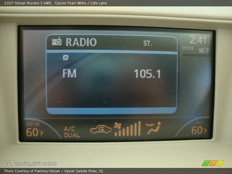 Glacier Pearl White / Cafe Latte 2007 Nissan Murano S AWD
