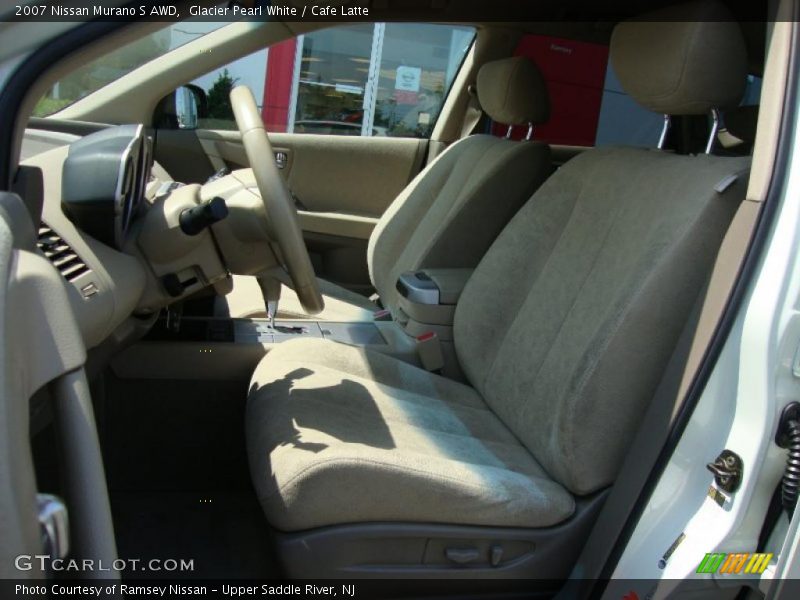 Glacier Pearl White / Cafe Latte 2007 Nissan Murano S AWD