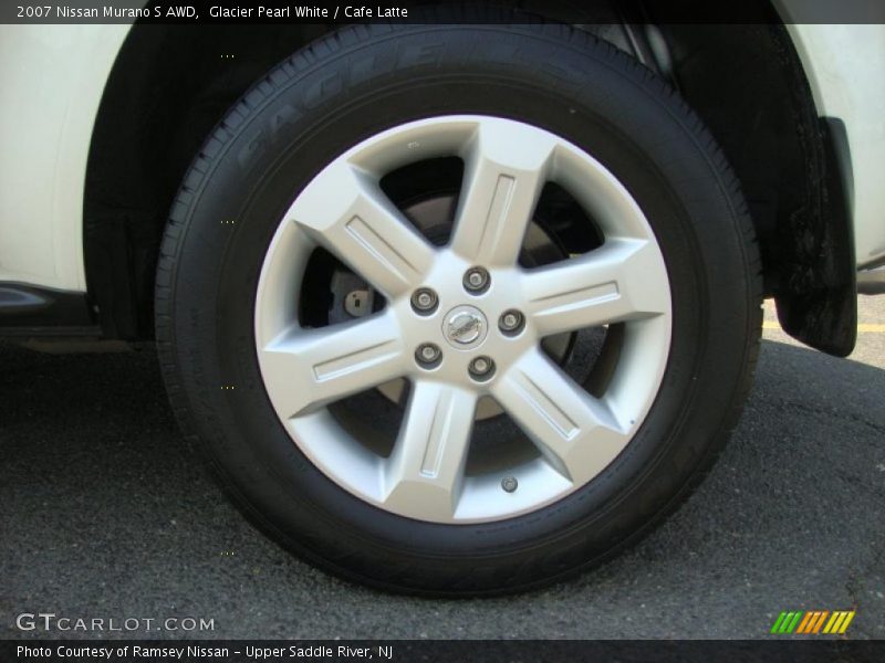 Glacier Pearl White / Cafe Latte 2007 Nissan Murano S AWD