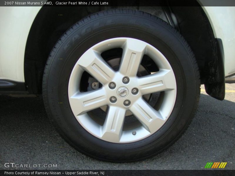 Glacier Pearl White / Cafe Latte 2007 Nissan Murano S AWD