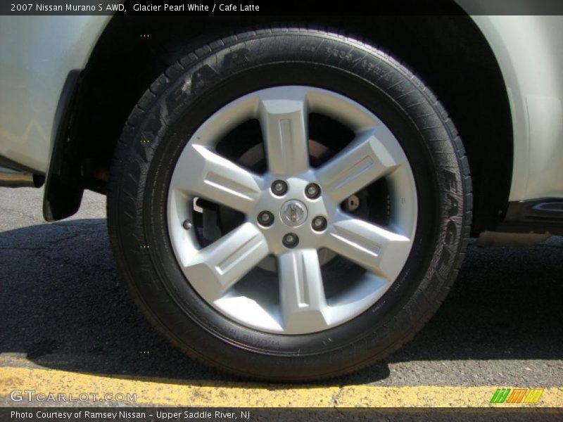 Glacier Pearl White / Cafe Latte 2007 Nissan Murano S AWD