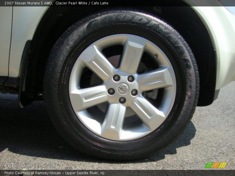 Glacier Pearl White / Cafe Latte 2007 Nissan Murano S AWD