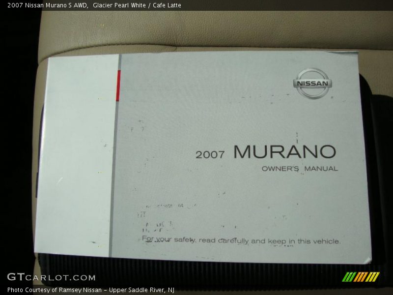 Glacier Pearl White / Cafe Latte 2007 Nissan Murano S AWD