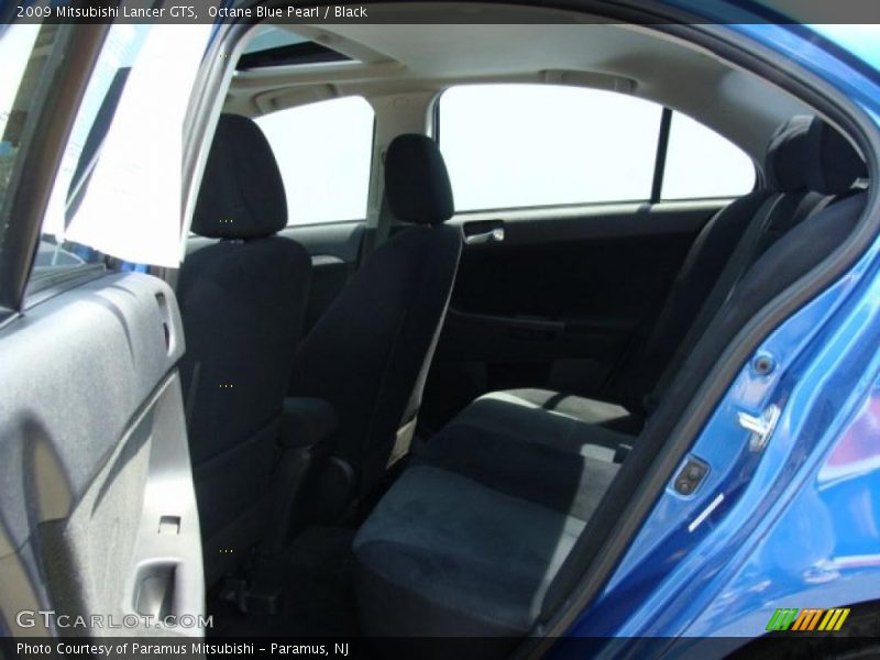 Octane Blue Pearl / Black 2009 Mitsubishi Lancer GTS
