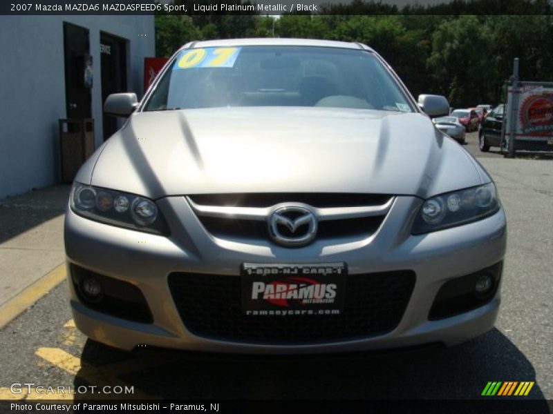 Liquid Platinum Metallic / Black 2007 Mazda MAZDA6 MAZDASPEED6 Sport