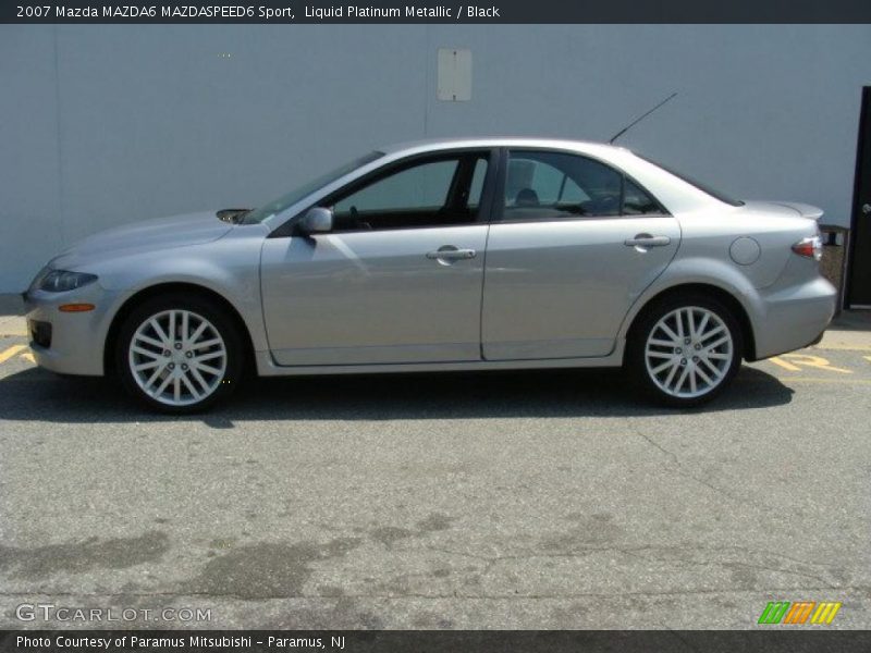 Liquid Platinum Metallic / Black 2007 Mazda MAZDA6 MAZDASPEED6 Sport