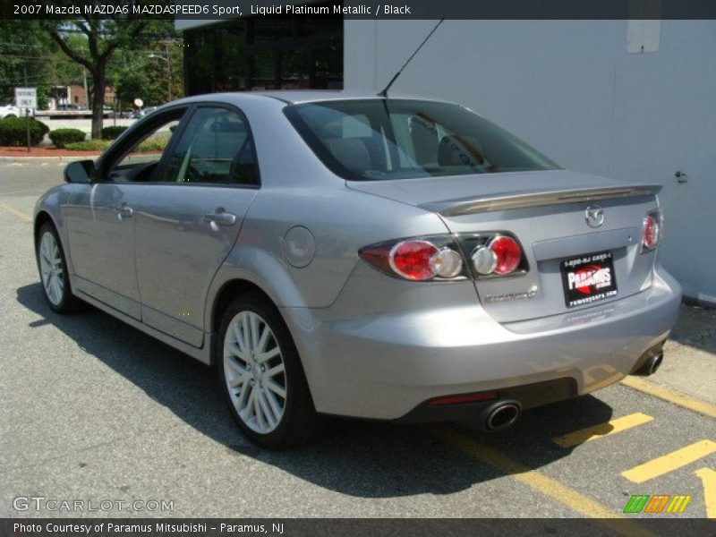 Liquid Platinum Metallic / Black 2007 Mazda MAZDA6 MAZDASPEED6 Sport