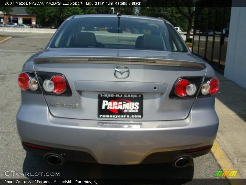 Liquid Platinum Metallic / Black 2007 Mazda MAZDA6 MAZDASPEED6 Sport