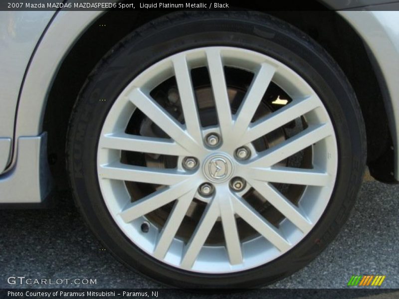 Liquid Platinum Metallic / Black 2007 Mazda MAZDA6 MAZDASPEED6 Sport