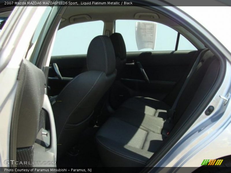 Liquid Platinum Metallic / Black 2007 Mazda MAZDA6 MAZDASPEED6 Sport