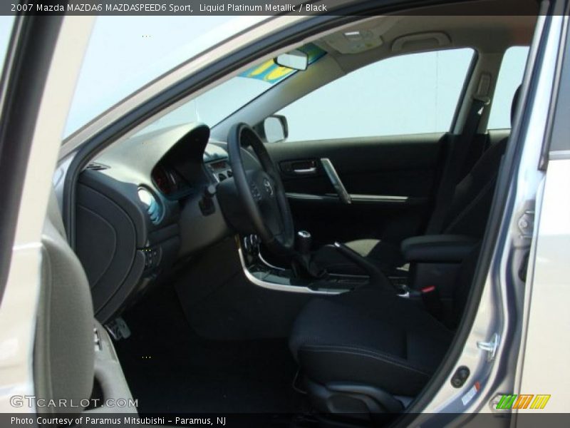 Liquid Platinum Metallic / Black 2007 Mazda MAZDA6 MAZDASPEED6 Sport