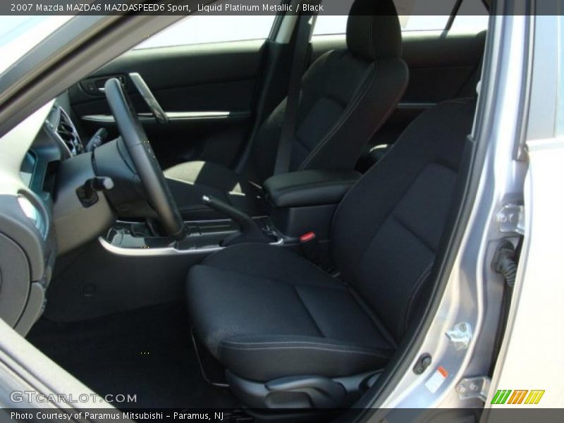 Liquid Platinum Metallic / Black 2007 Mazda MAZDA6 MAZDASPEED6 Sport