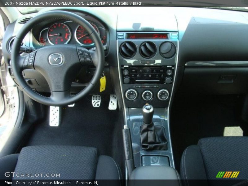 Liquid Platinum Metallic / Black 2007 Mazda MAZDA6 MAZDASPEED6 Sport