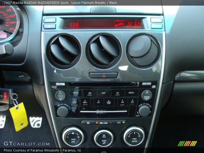 Liquid Platinum Metallic / Black 2007 Mazda MAZDA6 MAZDASPEED6 Sport
