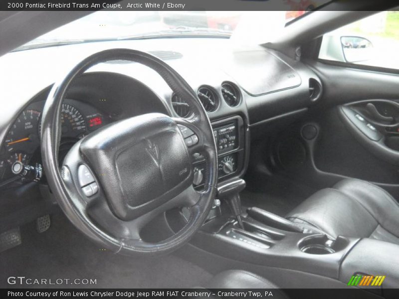 Arctic White / Ebony 2000 Pontiac Firebird Trans Am Coupe