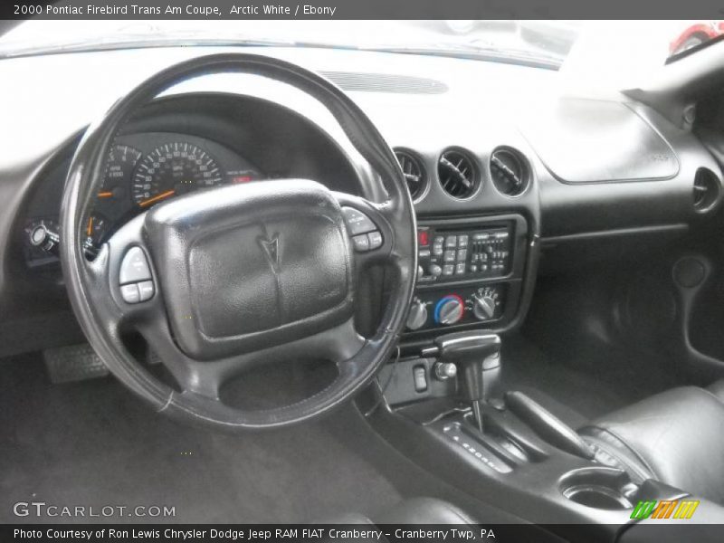 Arctic White / Ebony 2000 Pontiac Firebird Trans Am Coupe