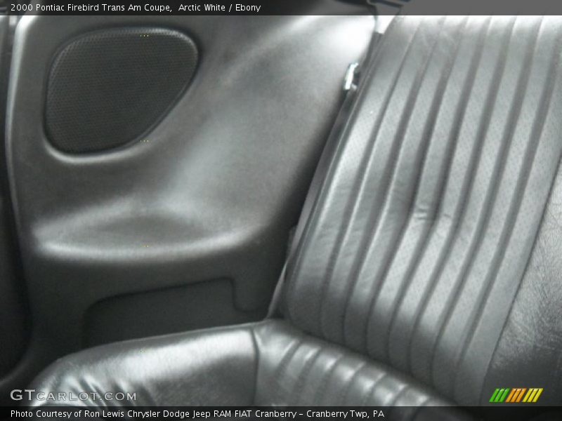 Arctic White / Ebony 2000 Pontiac Firebird Trans Am Coupe