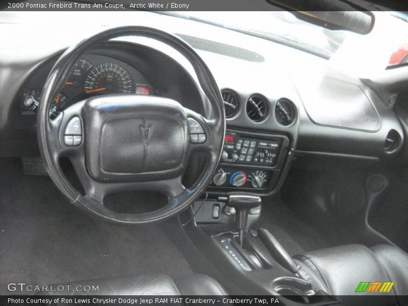Arctic White / Ebony 2000 Pontiac Firebird Trans Am Coupe
