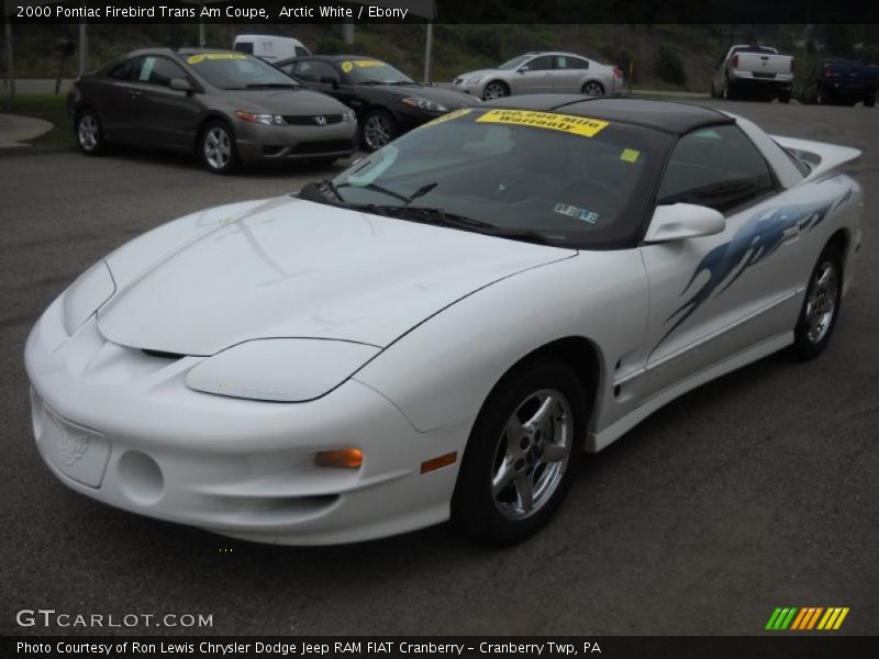 Arctic White / Ebony 2000 Pontiac Firebird Trans Am Coupe