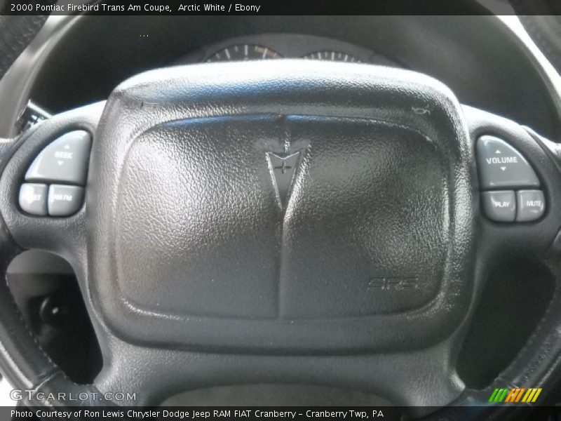 Arctic White / Ebony 2000 Pontiac Firebird Trans Am Coupe