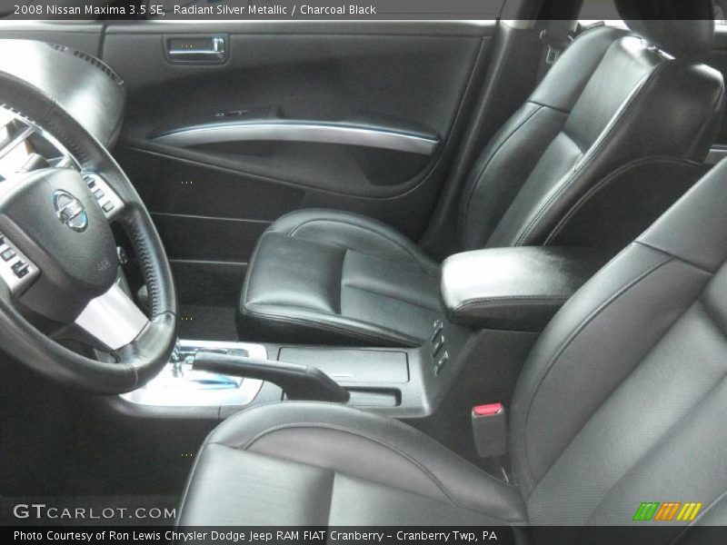 Radiant Silver Metallic / Charcoal Black 2008 Nissan Maxima 3.5 SE