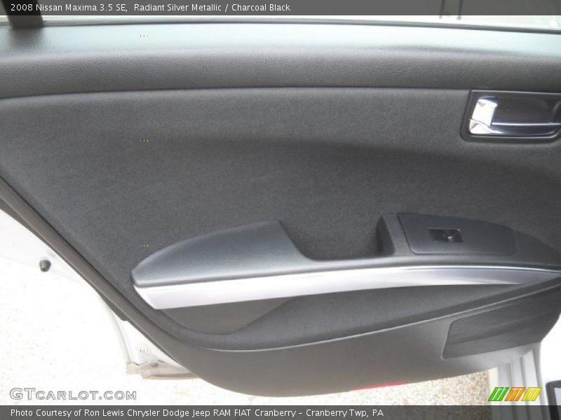 Radiant Silver Metallic / Charcoal Black 2008 Nissan Maxima 3.5 SE