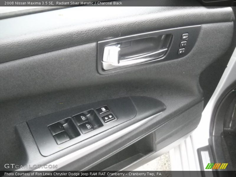 Radiant Silver Metallic / Charcoal Black 2008 Nissan Maxima 3.5 SE