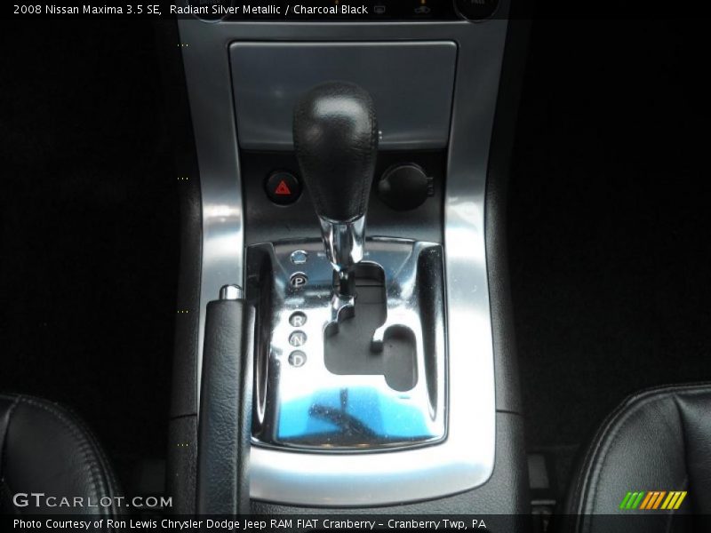 Radiant Silver Metallic / Charcoal Black 2008 Nissan Maxima 3.5 SE