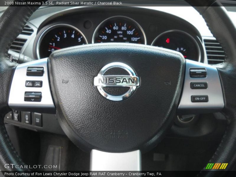 Radiant Silver Metallic / Charcoal Black 2008 Nissan Maxima 3.5 SE