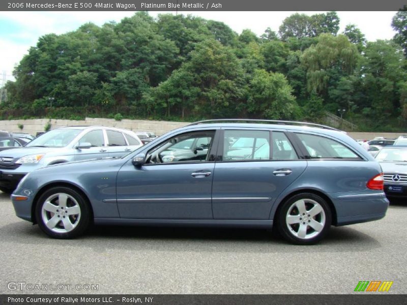 Platinum Blue Metallic / Ash 2006 Mercedes-Benz E 500 4Matic Wagon