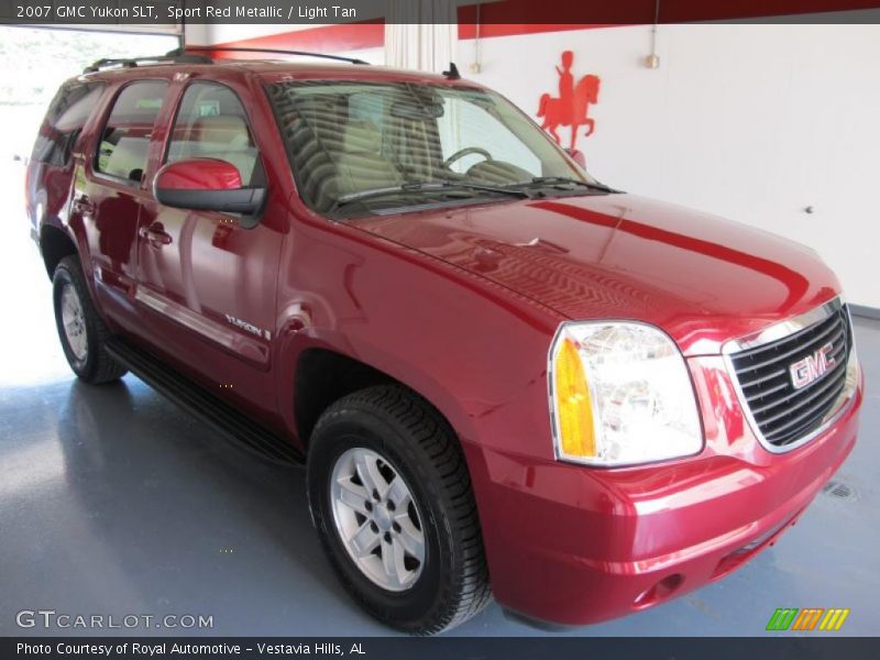 Sport Red Metallic / Light Tan 2007 GMC Yukon SLT