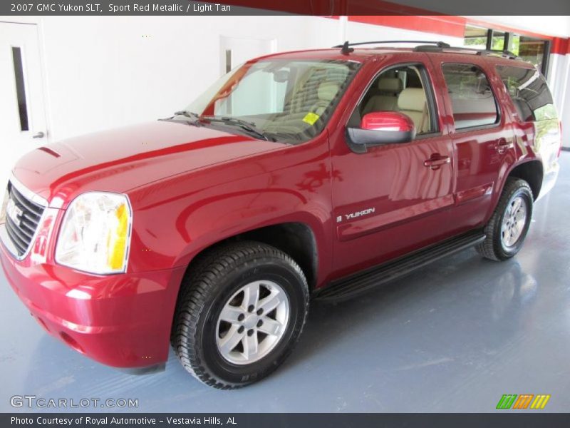 Sport Red Metallic / Light Tan 2007 GMC Yukon SLT