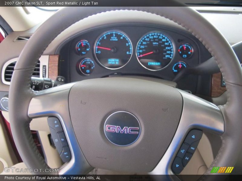 Sport Red Metallic / Light Tan 2007 GMC Yukon SLT