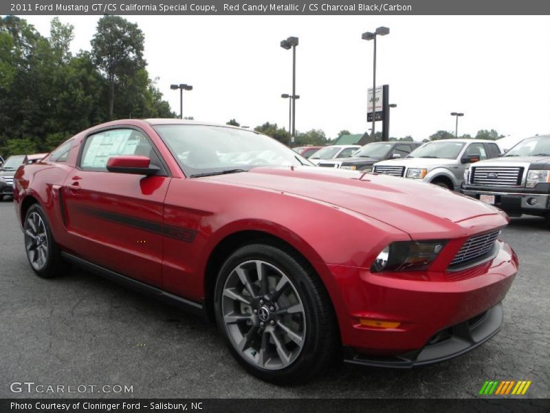 Red Candy Metallic / CS Charcoal Black/Carbon 2011 Ford Mustang GT/CS California Special Coupe