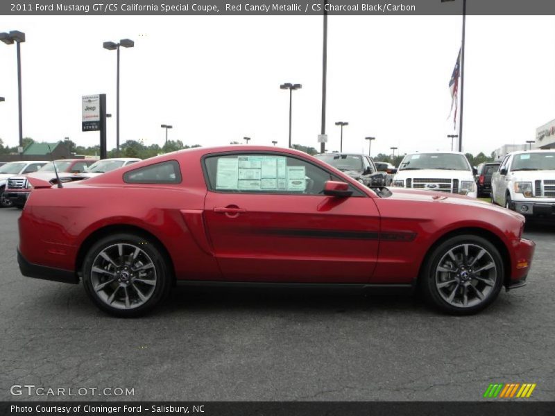 Red Candy Metallic / CS Charcoal Black/Carbon 2011 Ford Mustang GT/CS California Special Coupe
