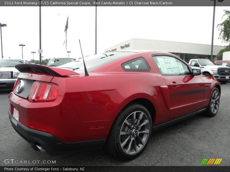 Red Candy Metallic / CS Charcoal Black/Carbon 2011 Ford Mustang GT/CS California Special Coupe